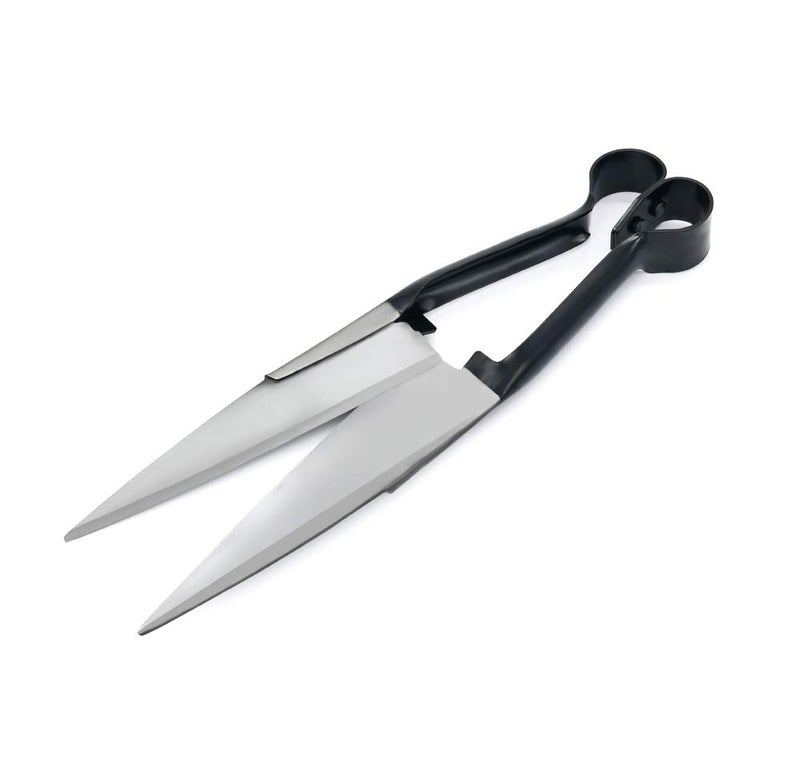 LCDCM Sheep Shear Grass Shear Alpaca Shears R Shaped Design For Large Thick-Haired Animal Grooming (Black) - Image 1